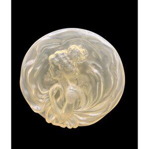 Vintage Empty Ciara Perfumed Dusting Powder Container Trinket Box Art Nouveau